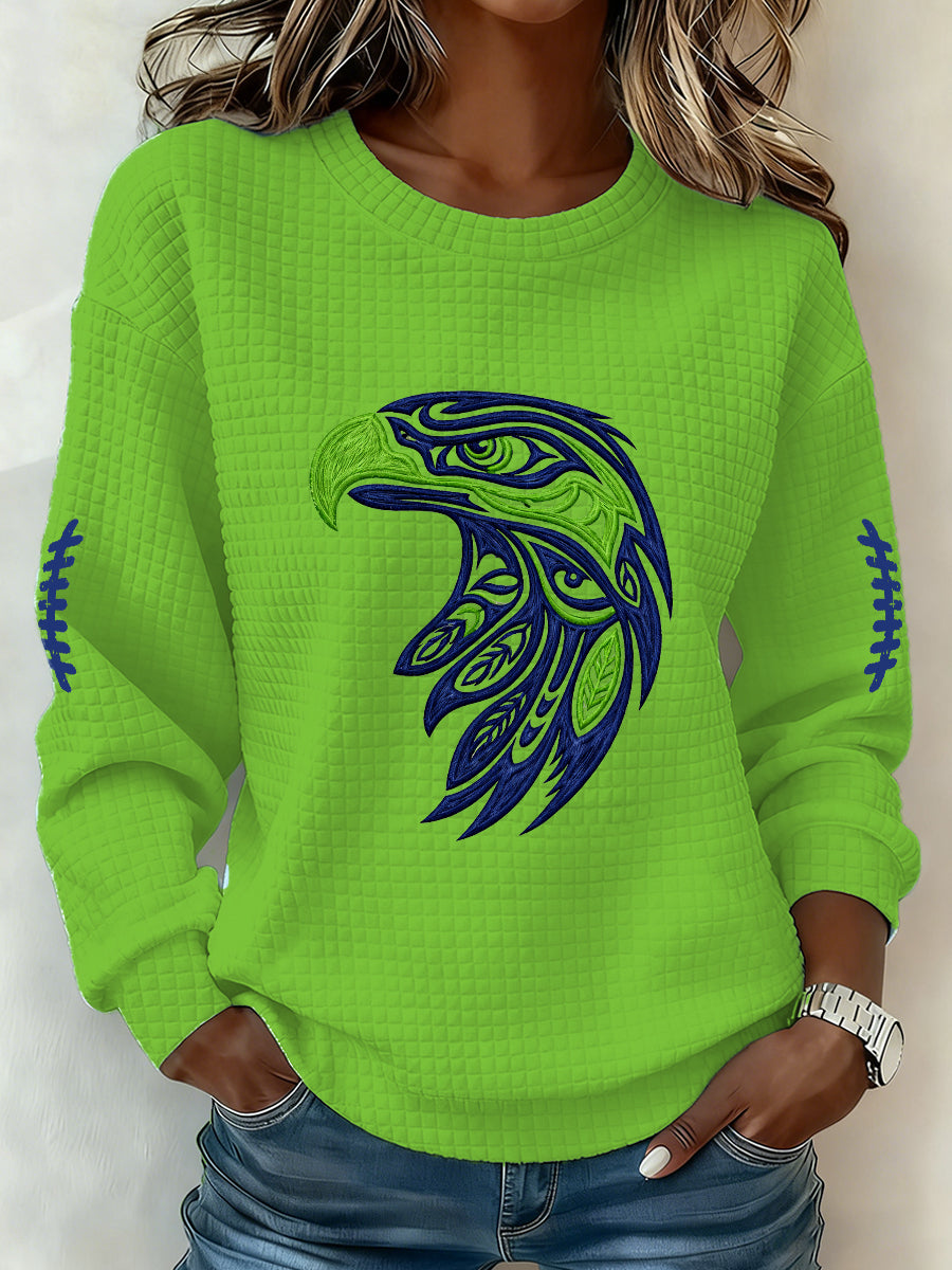 Women's American football sweatshirt