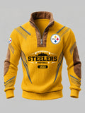 Men's Steelers Print Sweatershirt