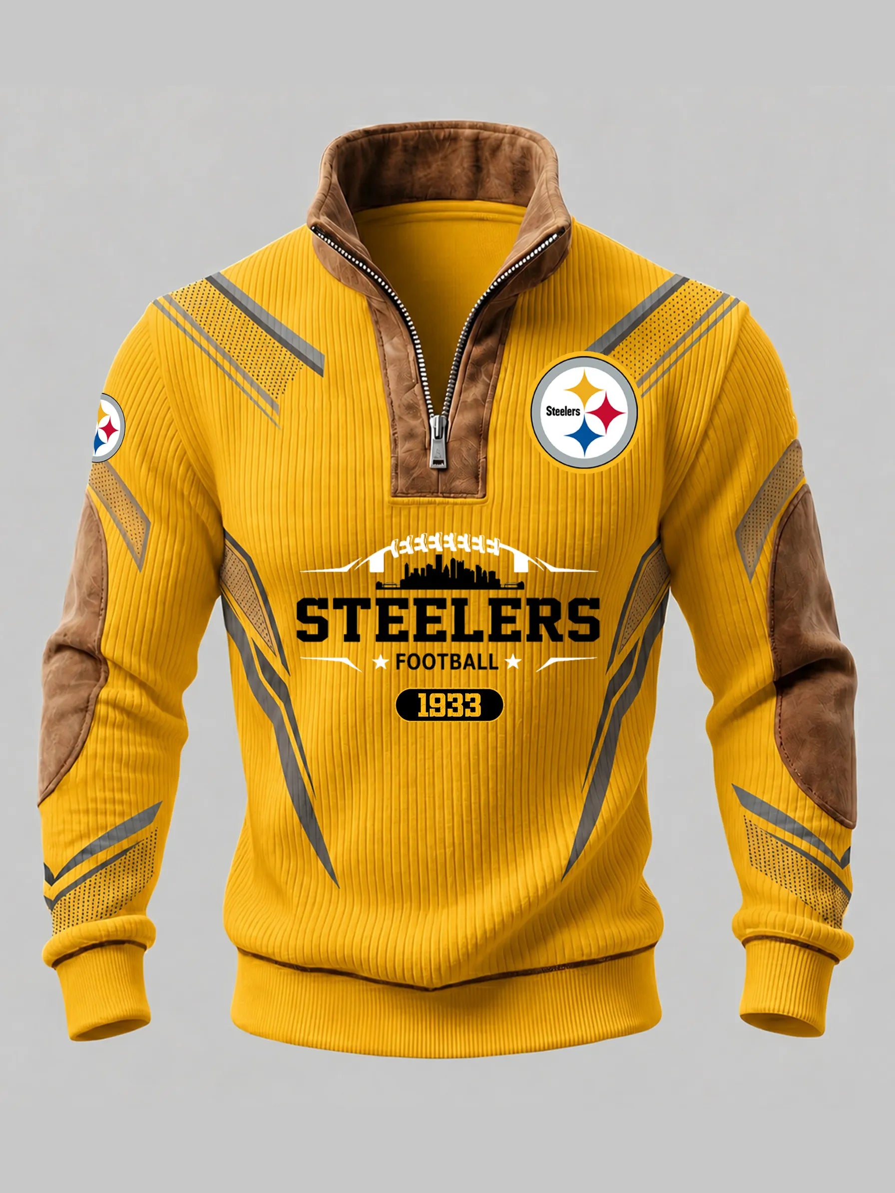 Men's Steelers Print Sweatershirt