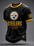 Men's Pittsburgh Steelers Distressed Crackle Tee