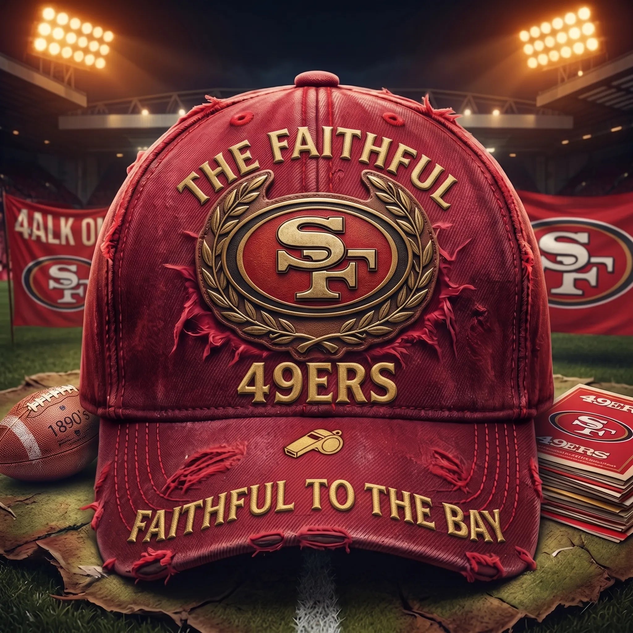 Unisex San Francisco 49ers Football Fan Hat