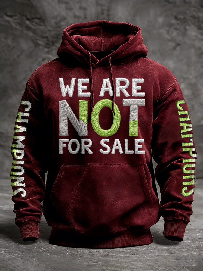 Men'S Casual Seattle Champion Printed Hooded Sweatshirt