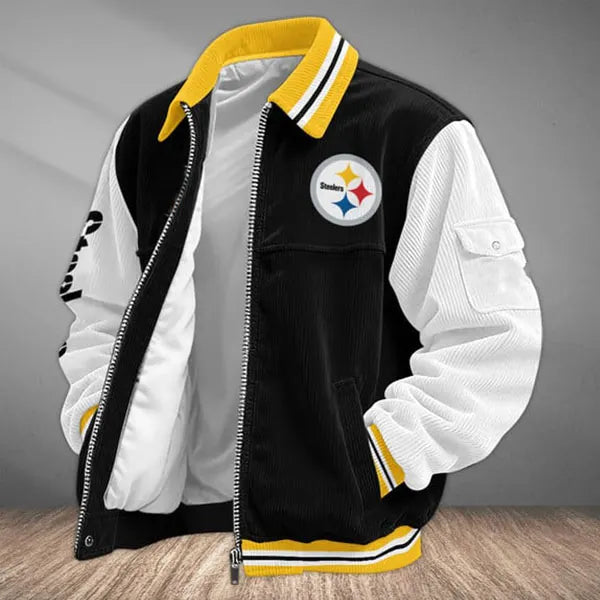 Men's Pittsburgh Steelers Football Team Fan Jacket