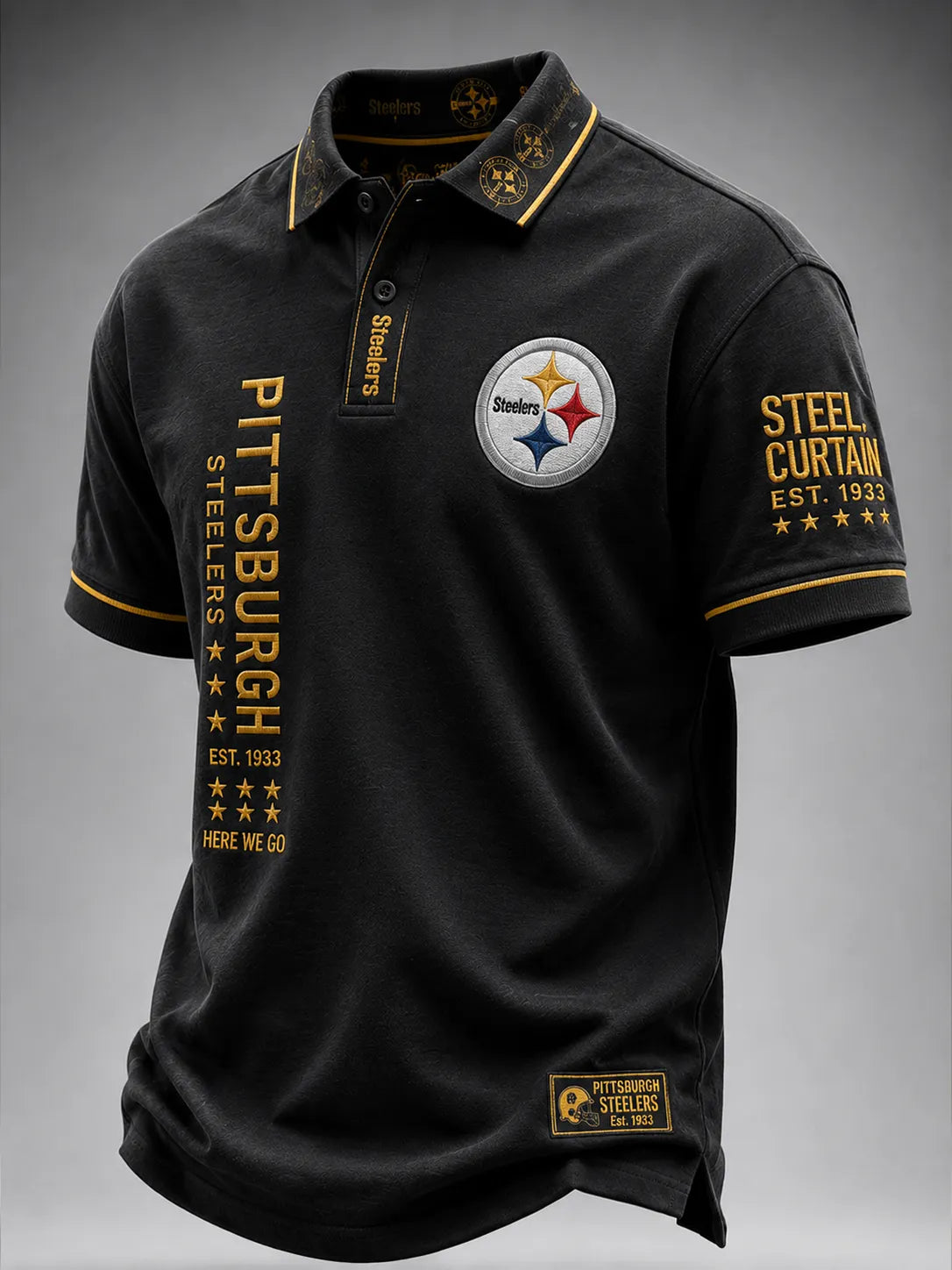 Men's Steelers Polo Shirt