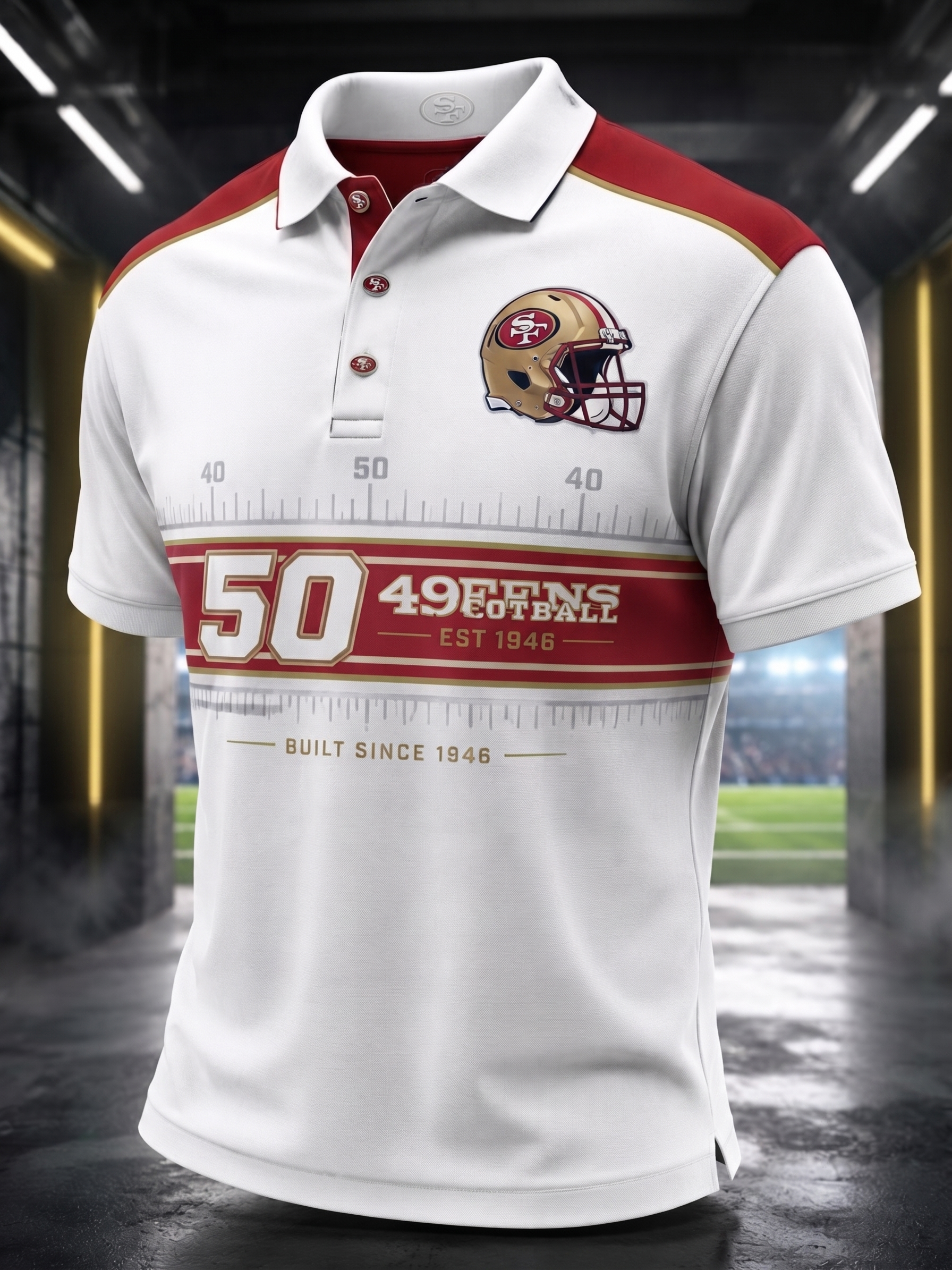 Men's San Francisco 49ersl Team Fan Polo Shirt