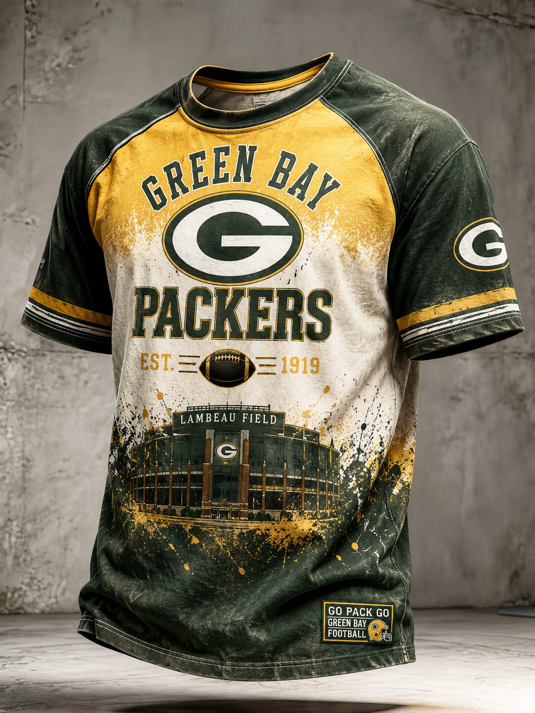 Men's Packers Crew Neck Tee