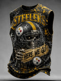 Men's Pittsburgh Steelers Skull Graphic Tank