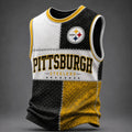 Men's Pittsburgh Steelers Team Fan Sleeveless Jersey Tank Top