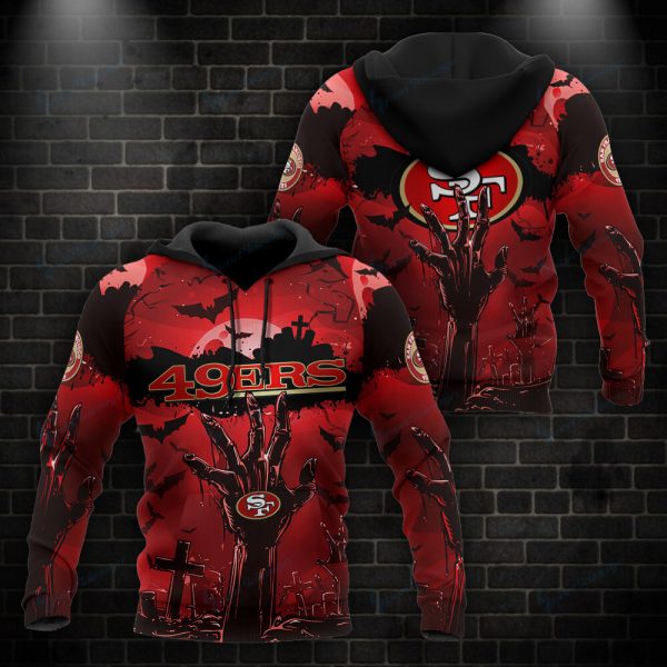 Men's San Francisco 49ers Football Team Jersey Fans Hoodie