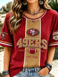 Women's 49ers Crew Neck Tee