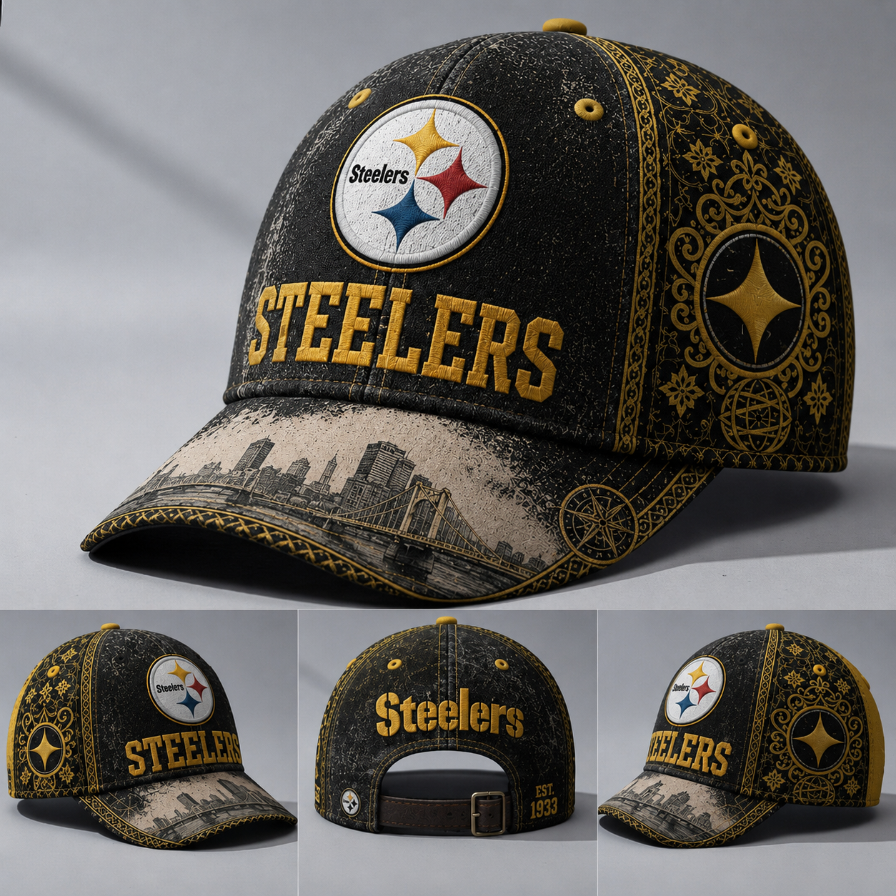 Unisex Pittsburgh Steelers Football Fan Hat