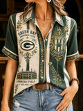 Women's Packers Button-Down Shirt