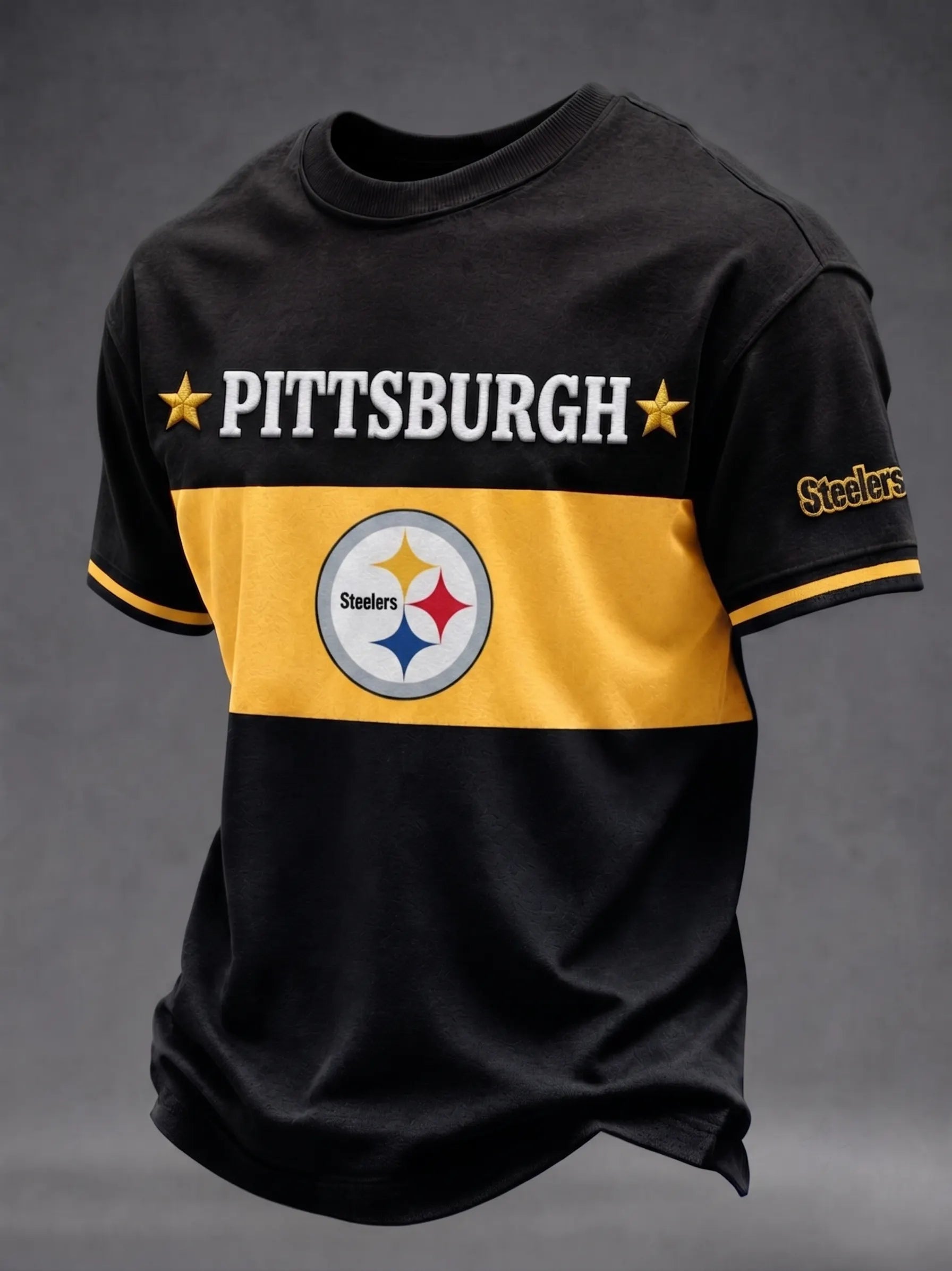 Men's Pittsburgh Steelers Fan Print T-Shirt