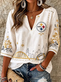 Women's Steelers Casual Blouse