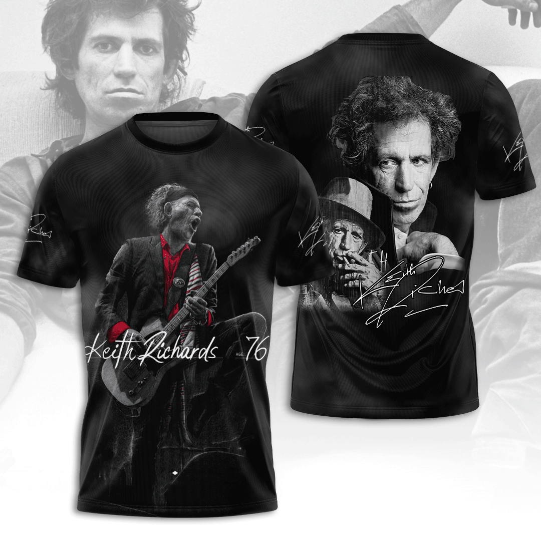 The Rolling Stones 3D Apparel T-Shirt
