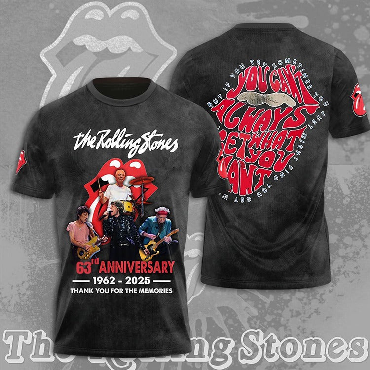 The Rolling Stones 3D Apparel T-Shirt