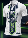 Men's Seattle Seahawks 50th Anniversary Art Print Polo