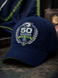 Unisex Seattle Seahawks 50th Anniversary Art Print Hat