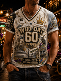 Men's New Orleans Saints V-Neck T-Shirt