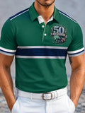 Men's Seattle Football Team 50th Anniversary Art Print Polo